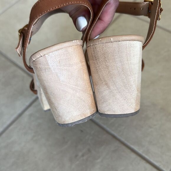 LOFT Wooden Platform Heel / Clog - Picture 4 of 6